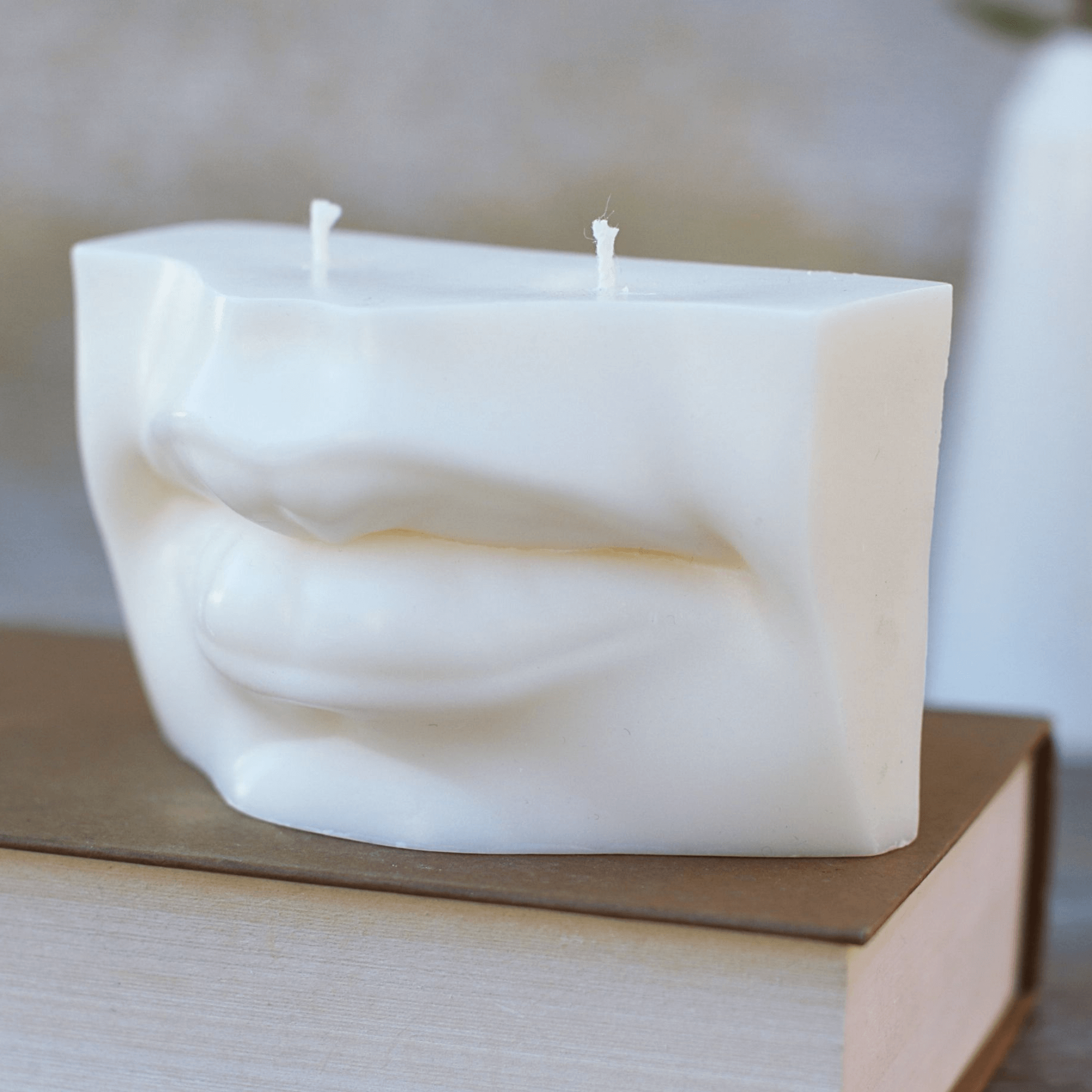 Bougie décorative David – vue de profil