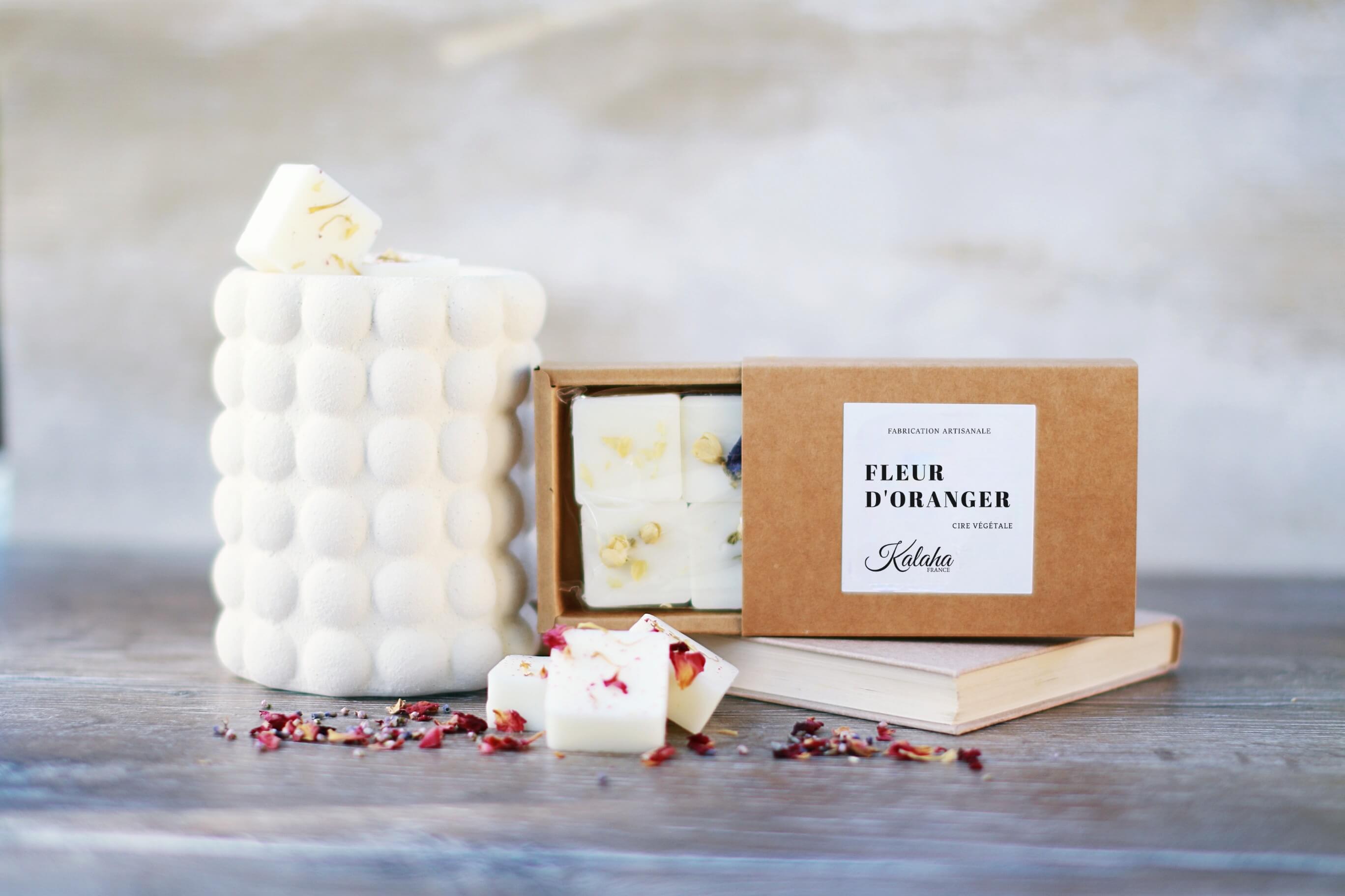 Fondant parfumé Fleur d'Oranger en cire végétale