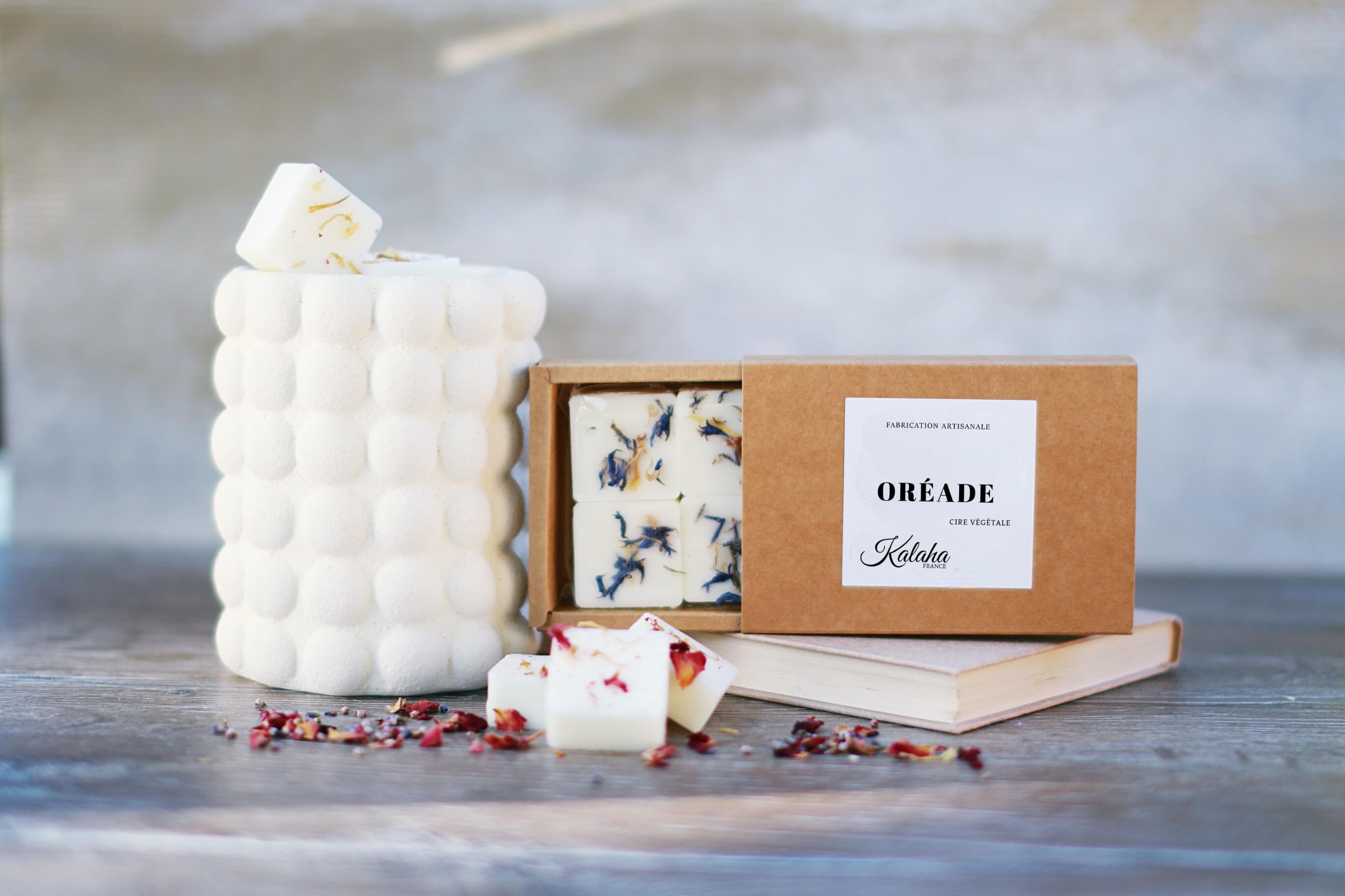 Fondant parfumé Oreade en cire végétale