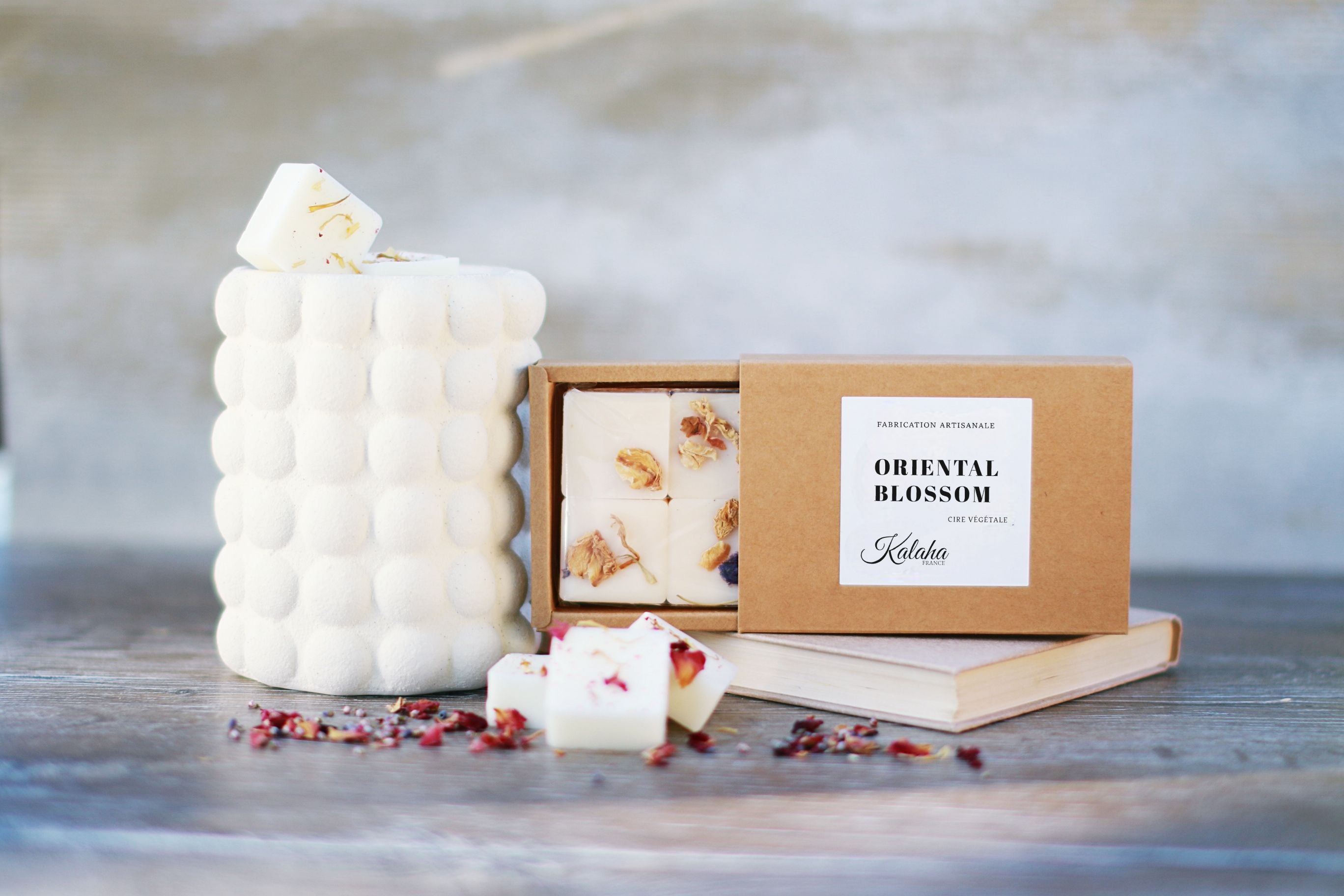 Fondant parfumé Oriental Blossom en cire végétale