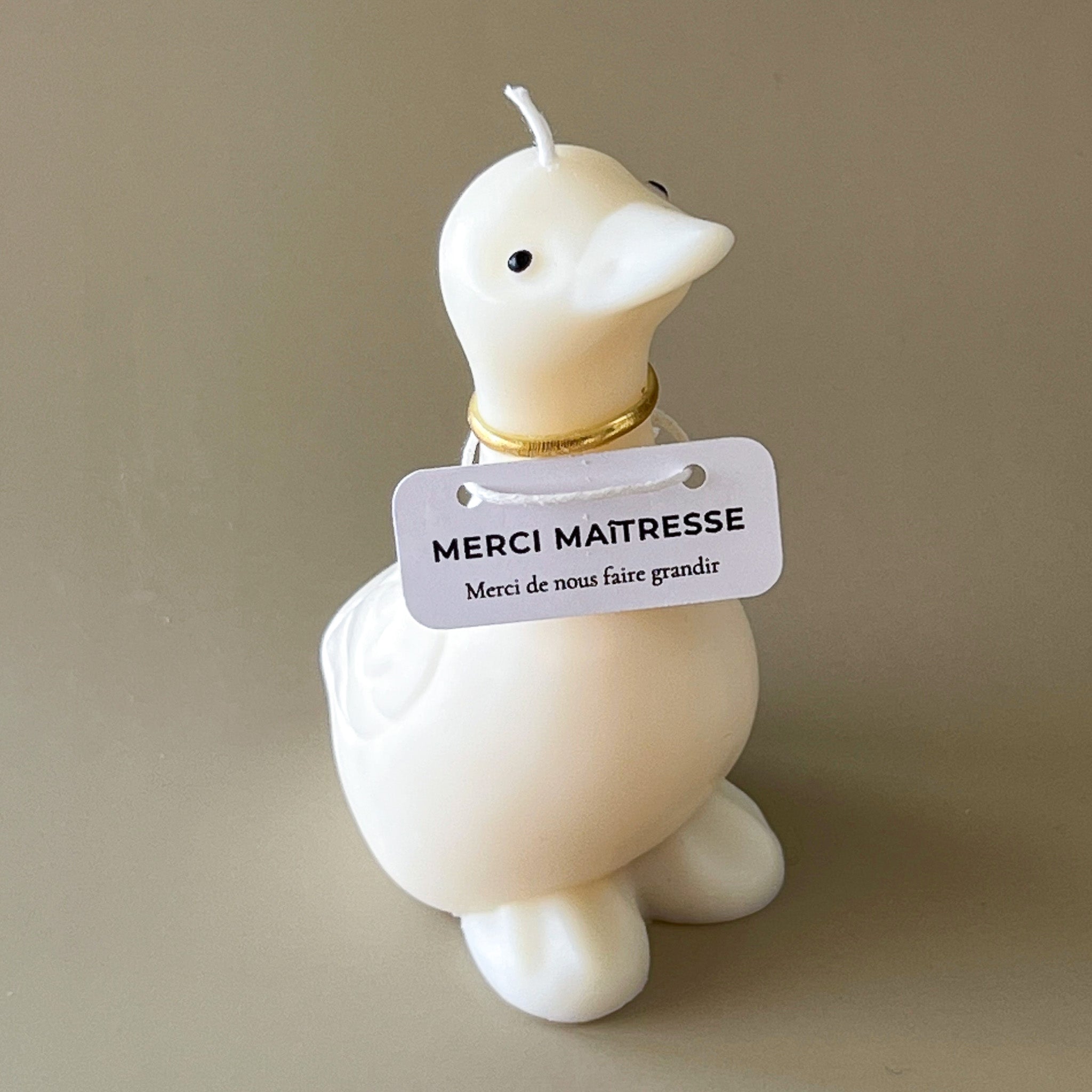 Oie décorative Merci maîtresse