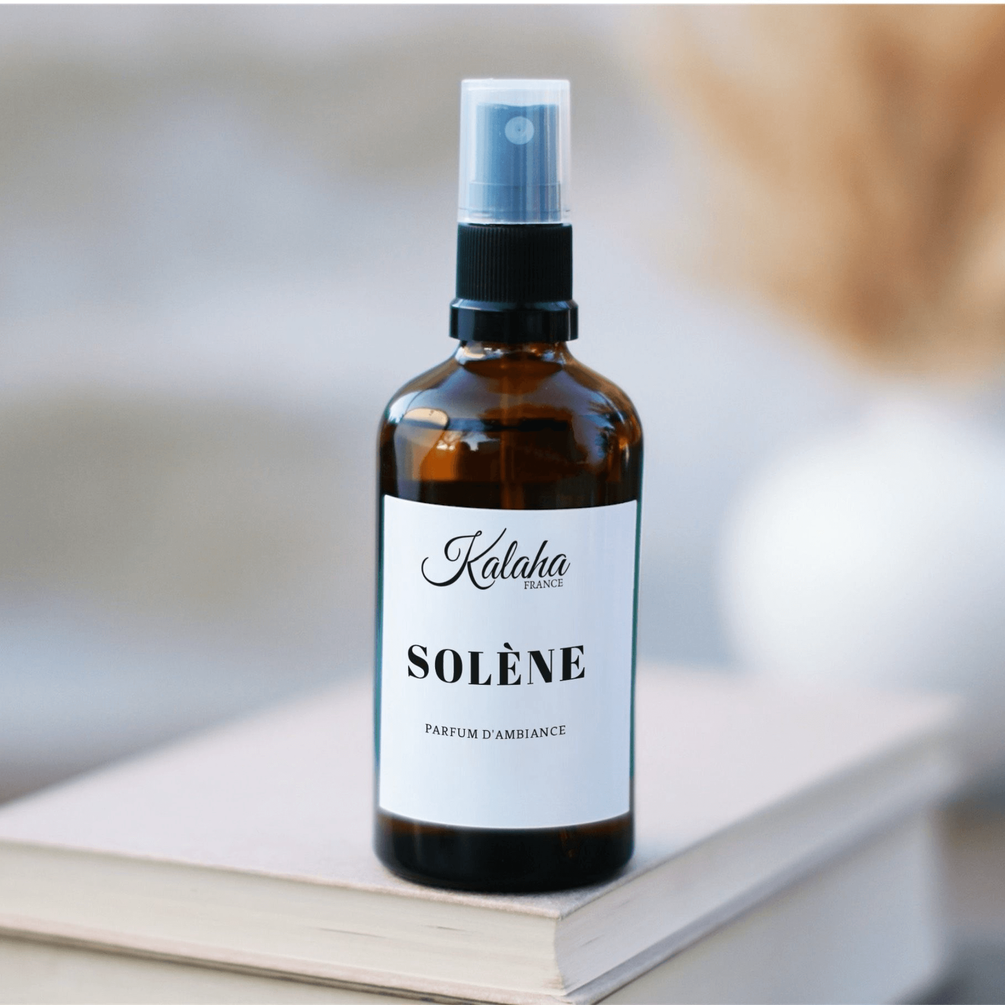 Parfum d’ambiance Solène – spray d’intérieur 100 ml en flacon ambré
