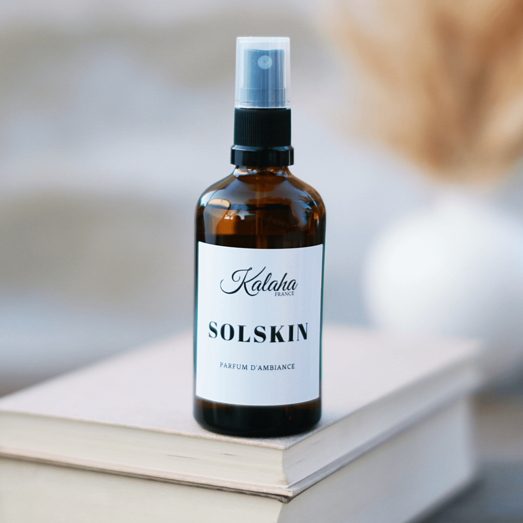 Parfum d’ambiance Solskin – spray d’intérieur 100 ml en flacon ambré